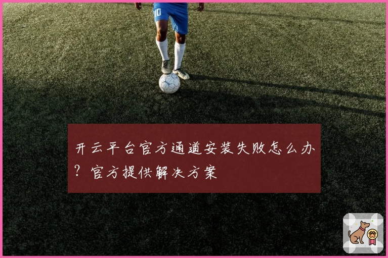 开云平台官方通道安装失败怎么办？官方提供解决方案