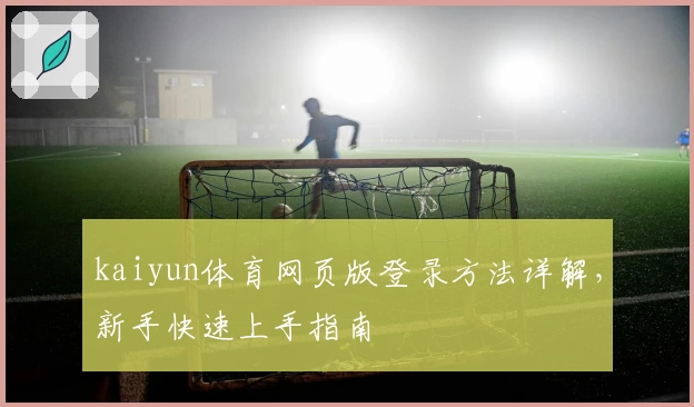 kaiyun体育网页版登录方法详解，新手快速上手指南